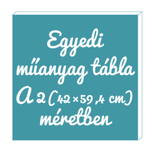 M921 Egyedi tábla A2 (42×59,4 cm)