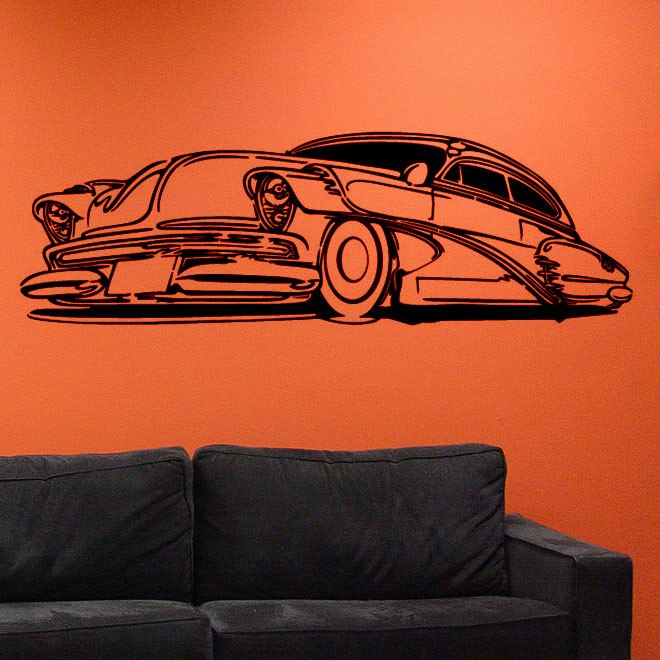 Chevy Deluxe falmatrica dekoráció gyerekszoba ajándék ötlet