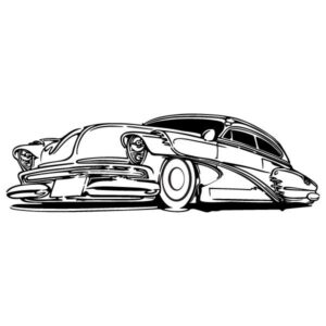 Chevy Deluxe falmatrica dekoráció M501