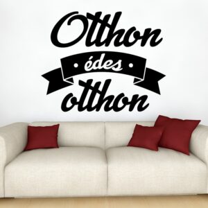 Otthon magyar feliratos szöveg idézet olcsó falmatrica faltetoválás házilag