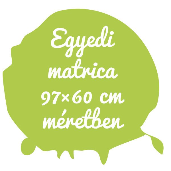 online kültéri Matrica tervező egyedi készítés szerkesztő 97×60 cm